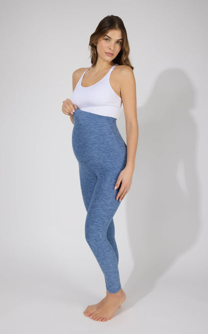 Maternity Heathered Lux Ankle Legging