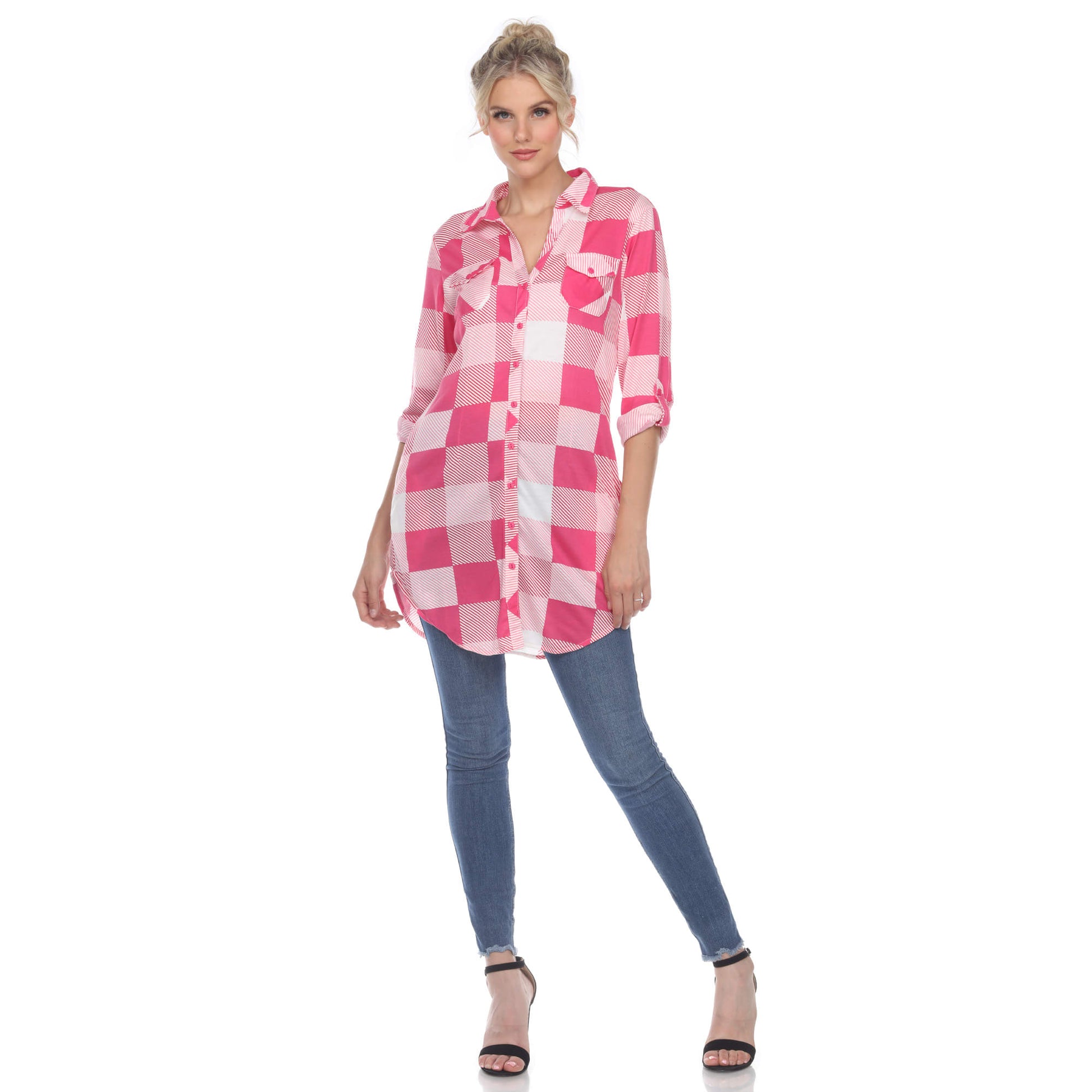 Pink White-