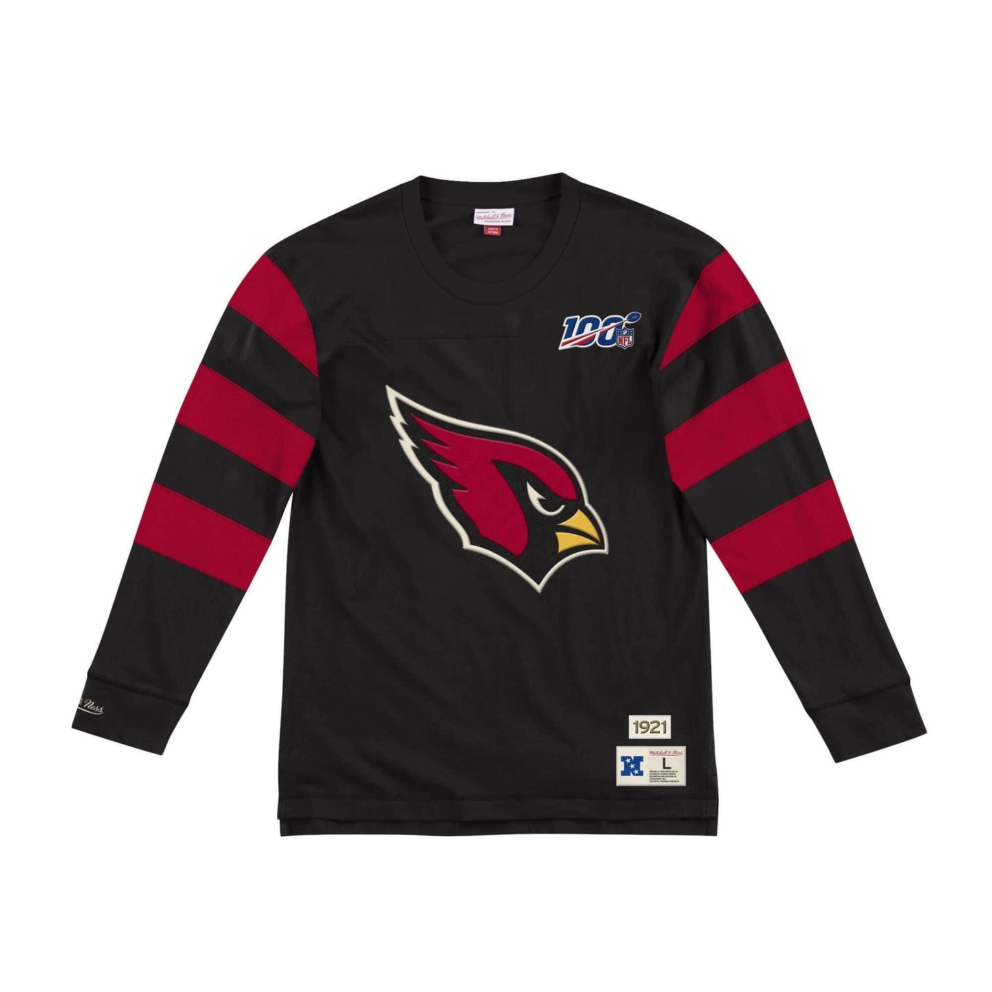 [LNSLDF18030-ACADKRD] Mens Mitchell & Ness NFL Team Inspired Longsleeve Cardinals - sneakAR