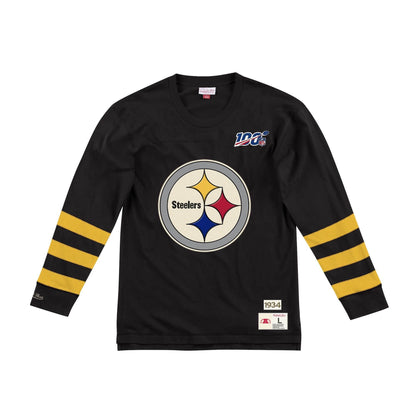 Mitchell & Ness Men's NFL Team Inspired Longsleeve Pittsburgh Steelers Long Sleeve Shirts