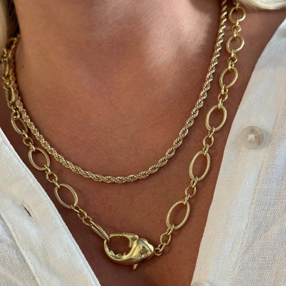 Lobster Claw Convertible Wrap Necklace or Bracelet