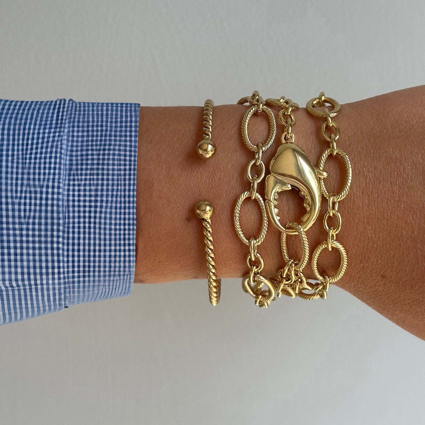 Lobster Claw Convertible Wrap Necklace or Bracelet