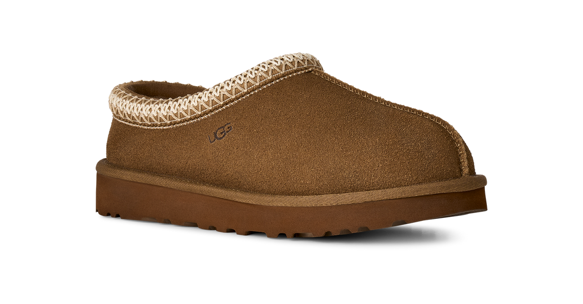 UGG Tasman II Womens Clogs — Light Bronze Suede