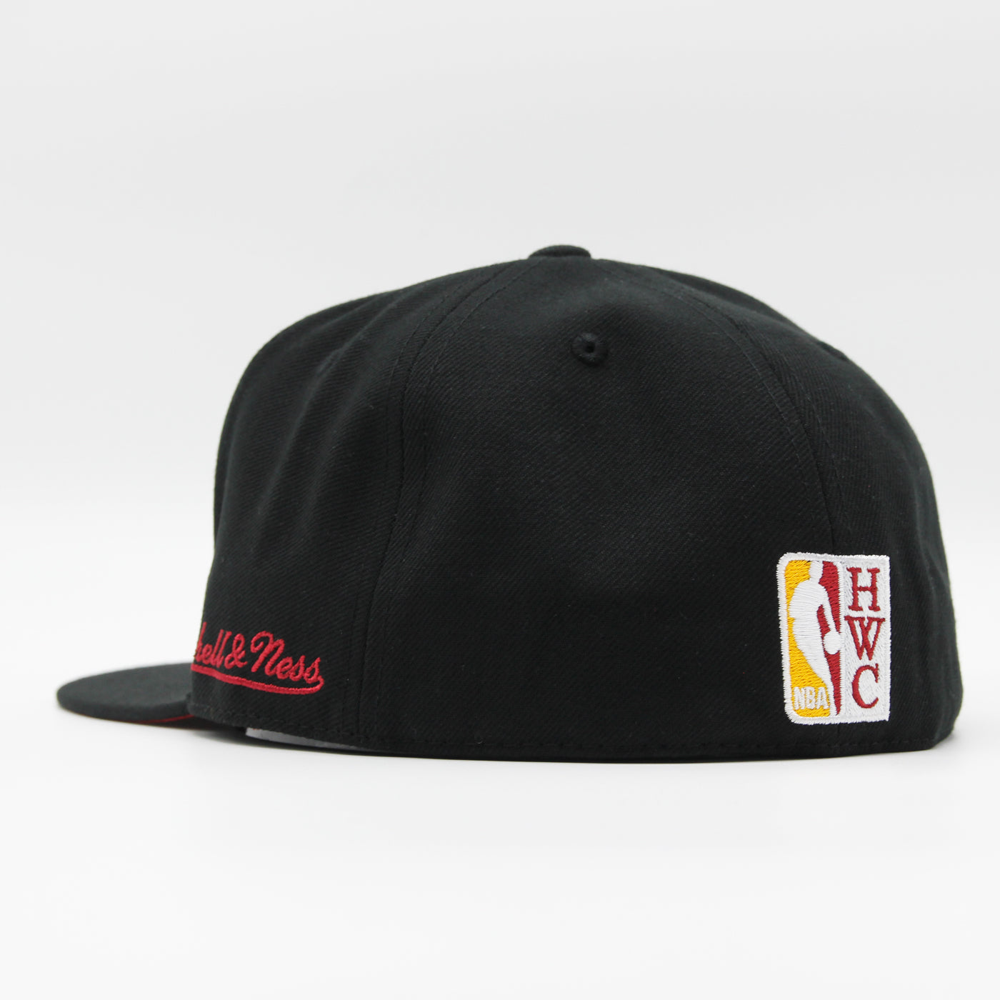 Mitchell & Ness Men's NBA Logo History Fitted Hwc Heat Fitted Caps