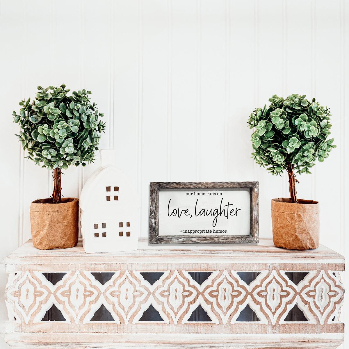 Modern home decor signs that are neutral