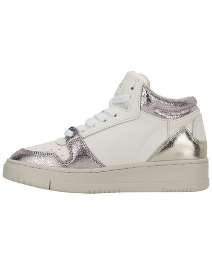 WHITE/METALLIC-