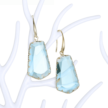 Aqua Blue / Gold-