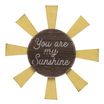 MDF Sun Wall Decor Set of 2 Spring Summer Home Decorations Wall Art Wood