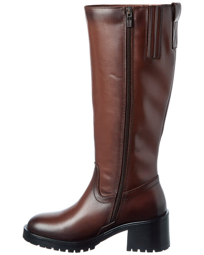 BROWN LEATHER-