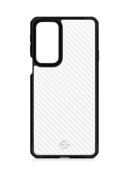 Itskins Hybrid // Silk Protective Phone Case Compatible with Moto Edge (2021), Slim Hybrid Case, Anti-Slip, and Heavy Duty Shockproof Cover, Military Phone Case - Black