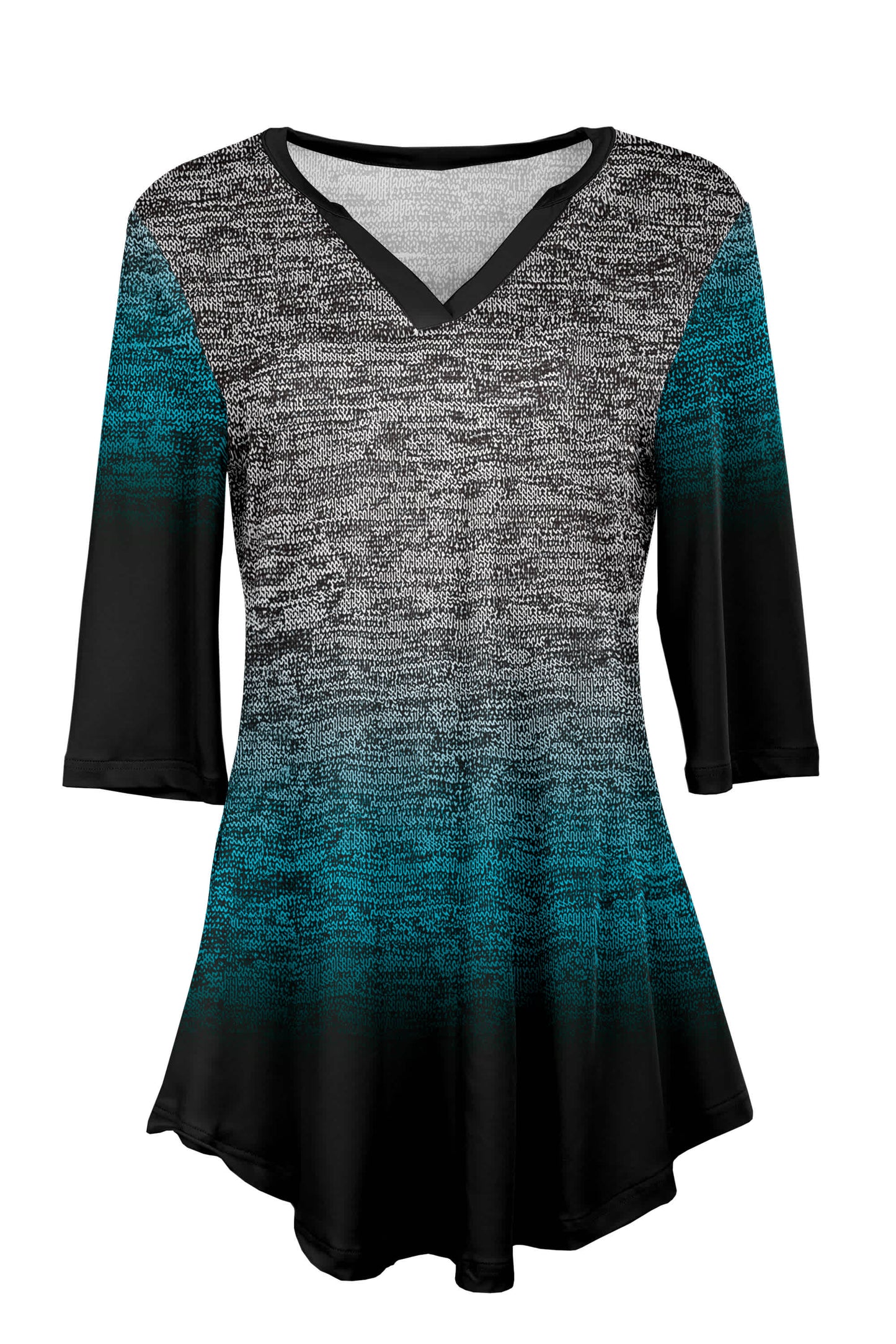 Black Teal Ombre Texture-