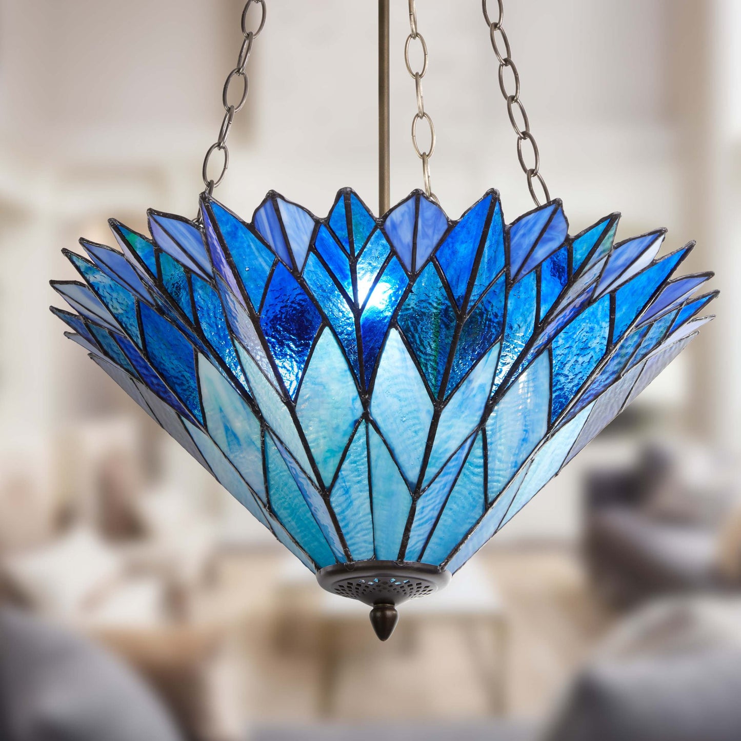 Blue/Antique Bronze-