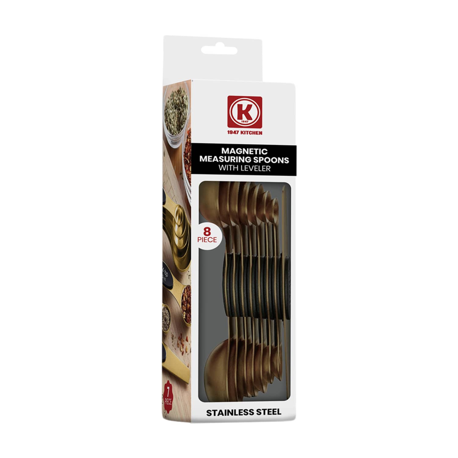 1947Kitchen 8-Piece: Double Sided Stackable Copper Magnetic