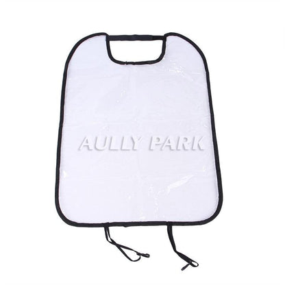 Luxury Seat Back Protectors and Seat Covers with Invisible Strap Car Seat Back Kick Mats Back Seat Protector Cover for Children Kids Baby Auto Seat Cushion Kick Mat Pad Anti Mud Clean Dirt Decals Car Accessories Car Seat Protector for Back Seat