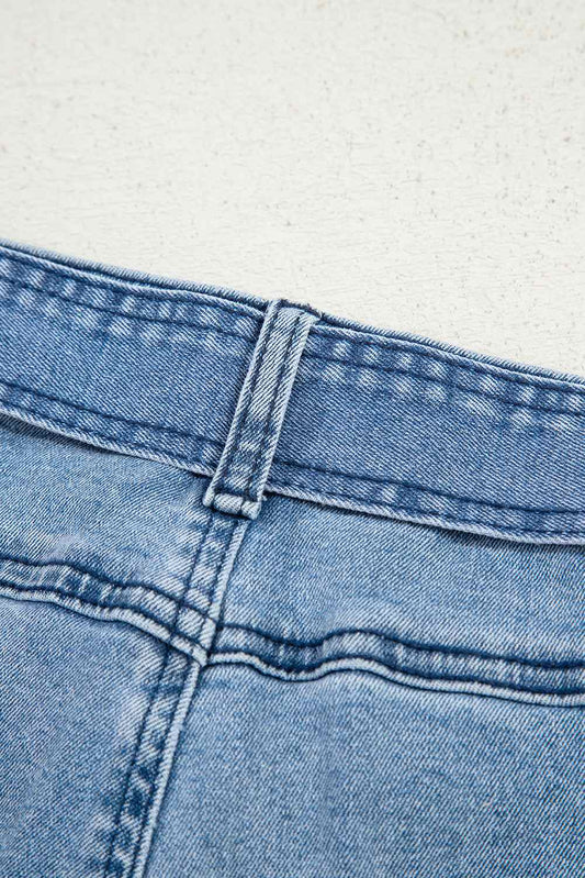 Threaded Pear Ava Sash Wide Leg Jeans
