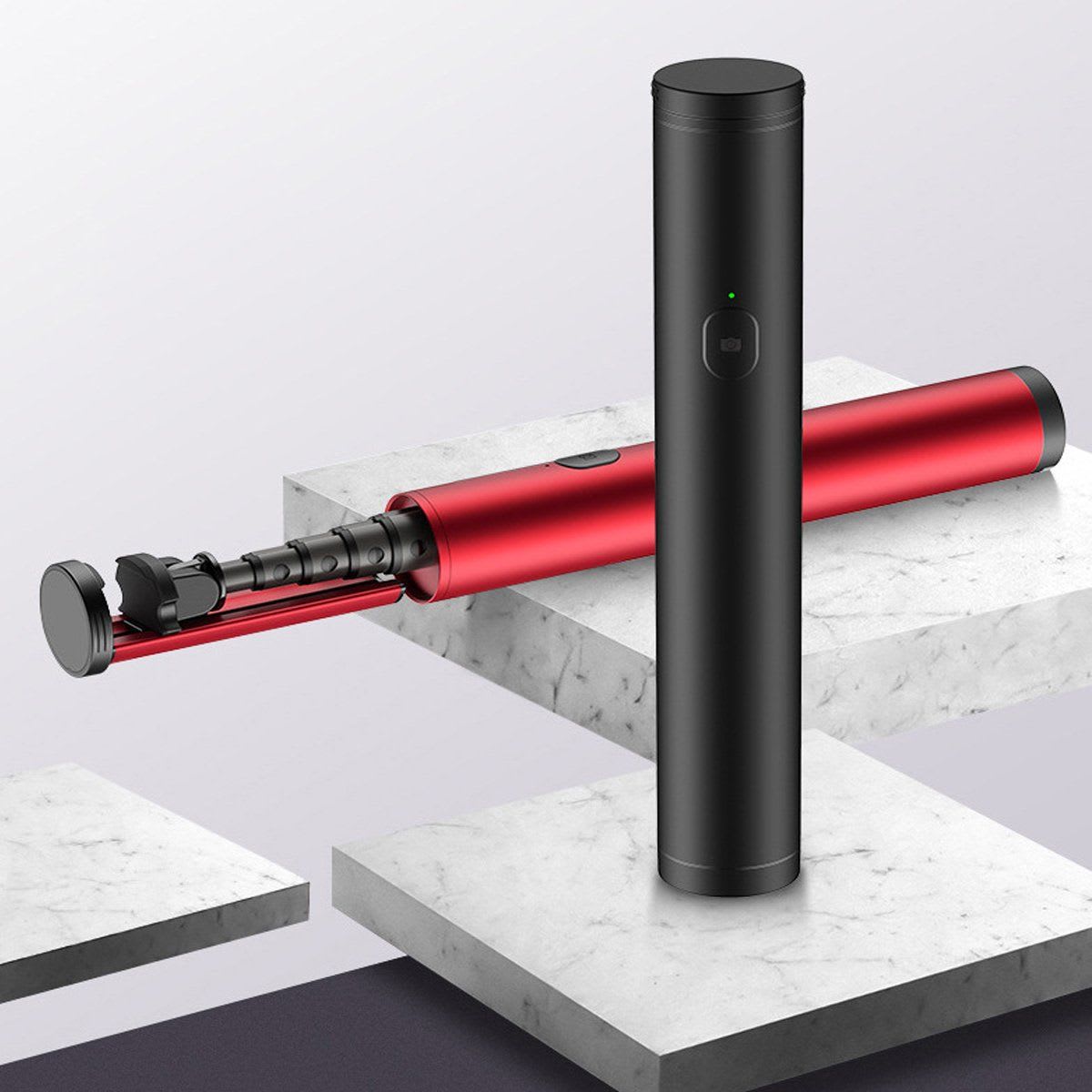 Vista Invisi Mini Selfie Stick Extendable and Foldable - BASIC BLACK
