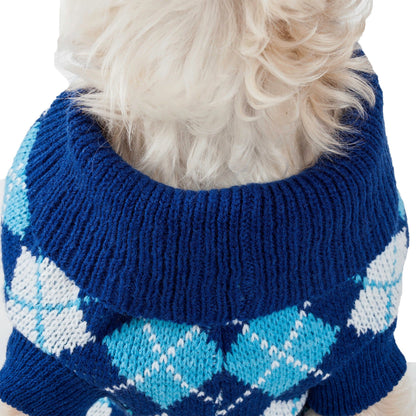 Blue Argyle-