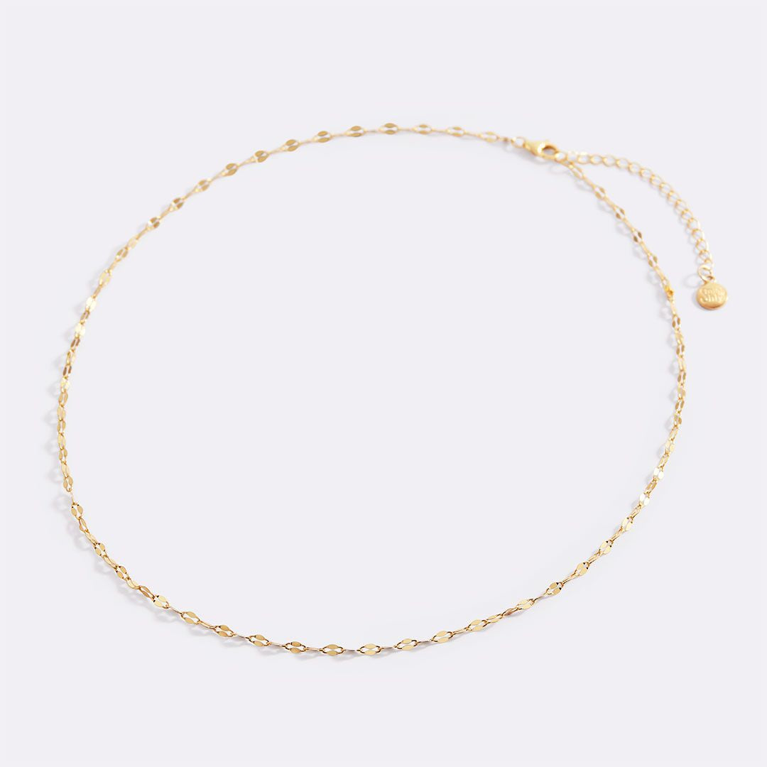 Mint & Lily Petal Chain Necklace