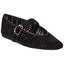 onyx perforated suede