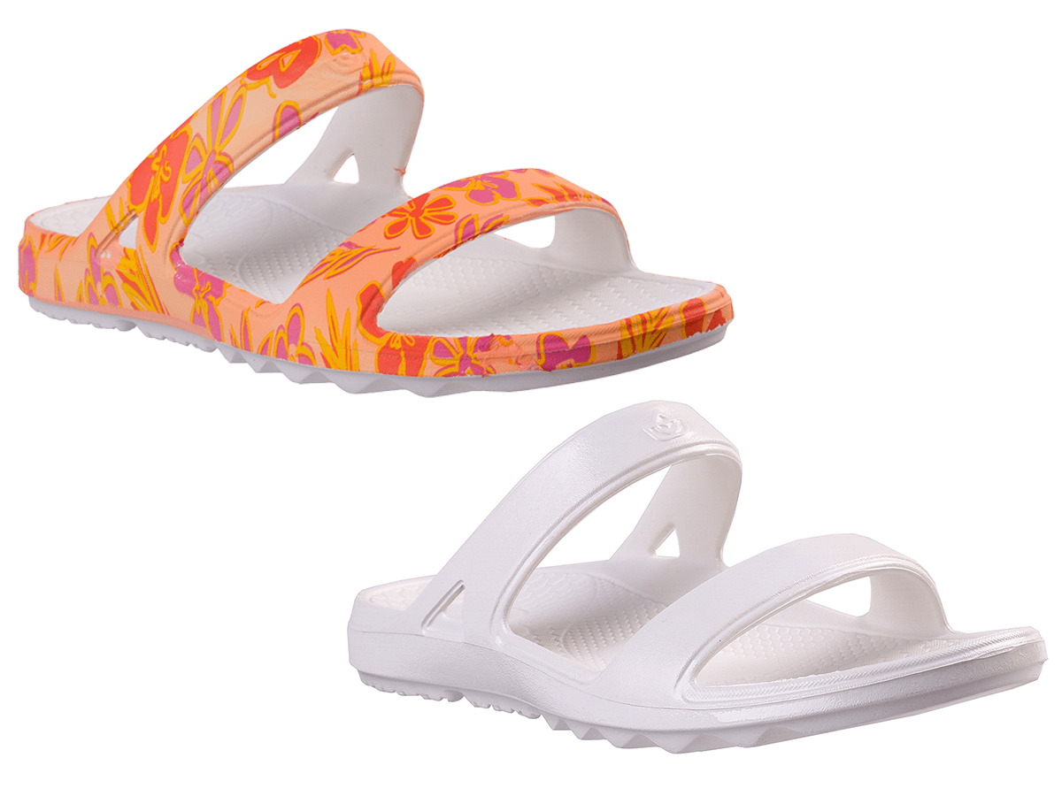 Pink Floral/ White -