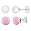 white, pink