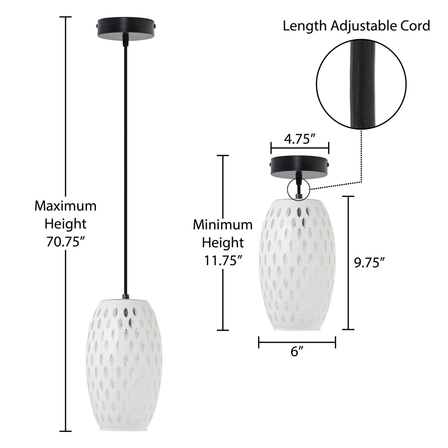 White/Clear/Black-