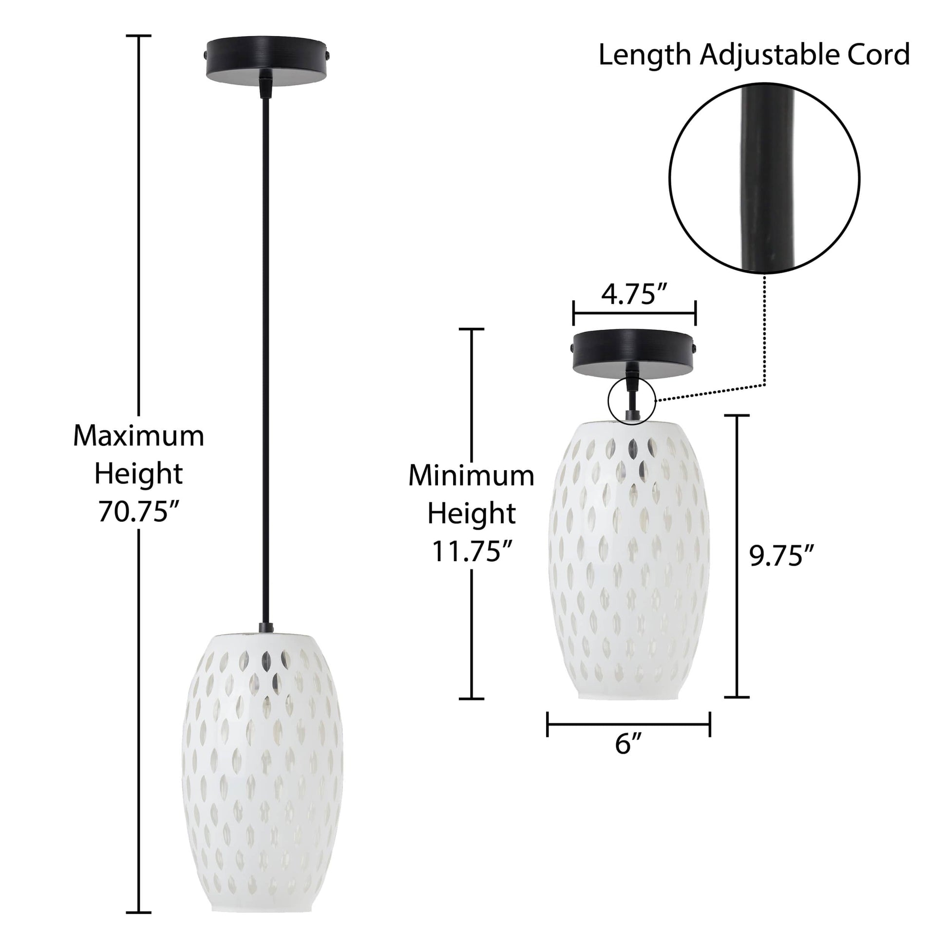 White/Clear/Black-