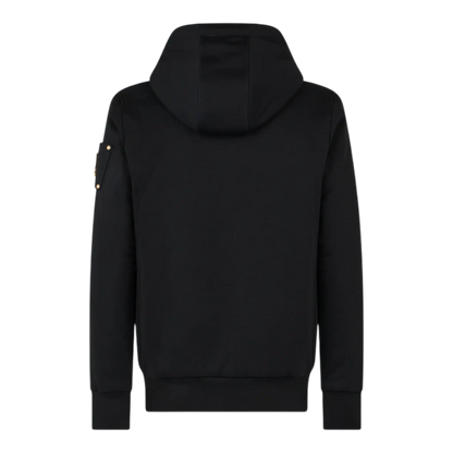 MOOSE KNUCKLES CLASSIC BUNNY MEN Zip-Up Hoodie Black/Black Fur