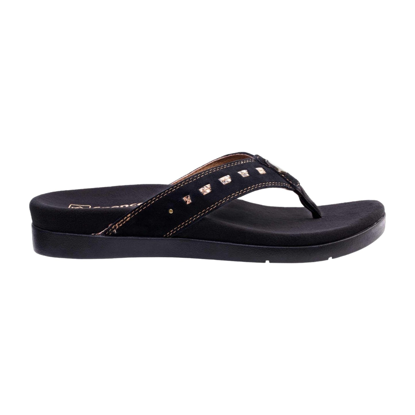 Spenco Laguna Stud Sandals - Wide Width