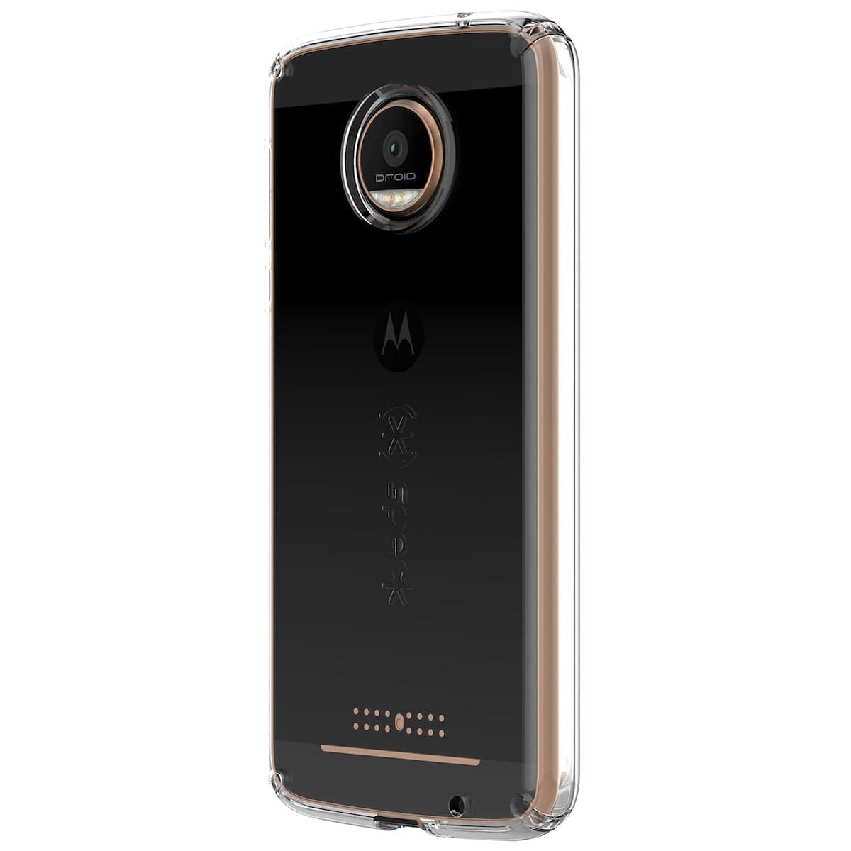 Speck Products Candyshell Clear Case for Moto Z Force Droid Smartphone, Clear/Clear