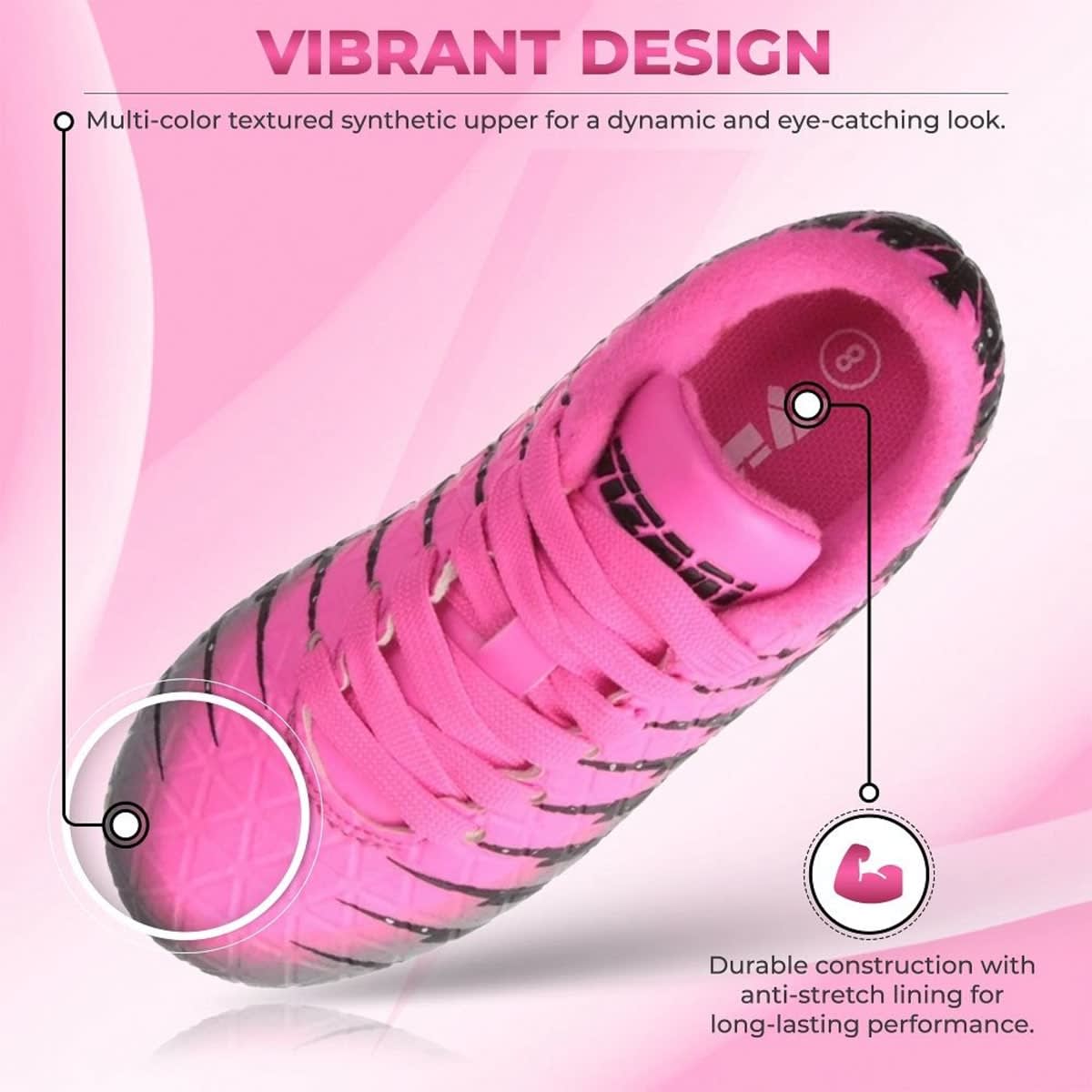 Pink Black Silver-
