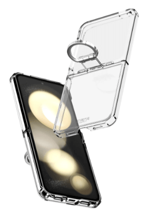 Avana - Ice Case with Ring for Samsung Galaxy Z Flip6 / Flip Fe 2025 - Clear