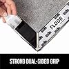 Casafoyer 12 Piece Rug Tape, Non Slip Rug Gripper for Hardwood Floors, Reusable Washable Grippers for Rugs, Double Sided Rug Tape, Under Rug Non Slip Pad (trapezium)