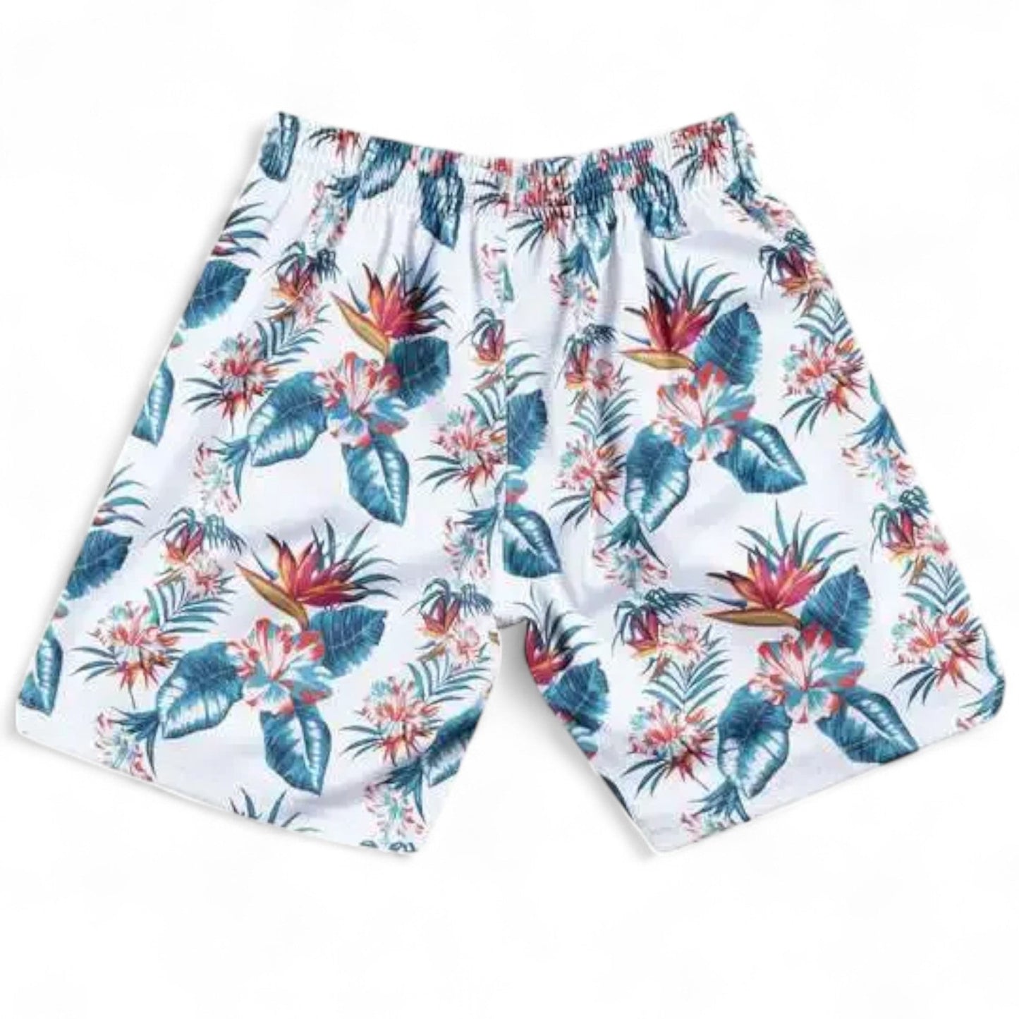 Mitchell & Ness Men's NBA Floral Swingman Shorts 1991 New York Knicks