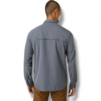 Prana Men's Lost Sol Ls Regular Fit Upf 30+ Button Down Shirt