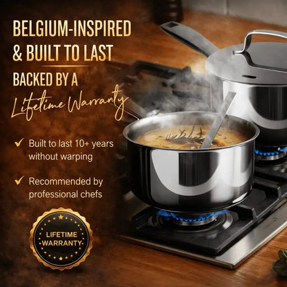 Maestro Saucepan with Lid — 1.7 QT.