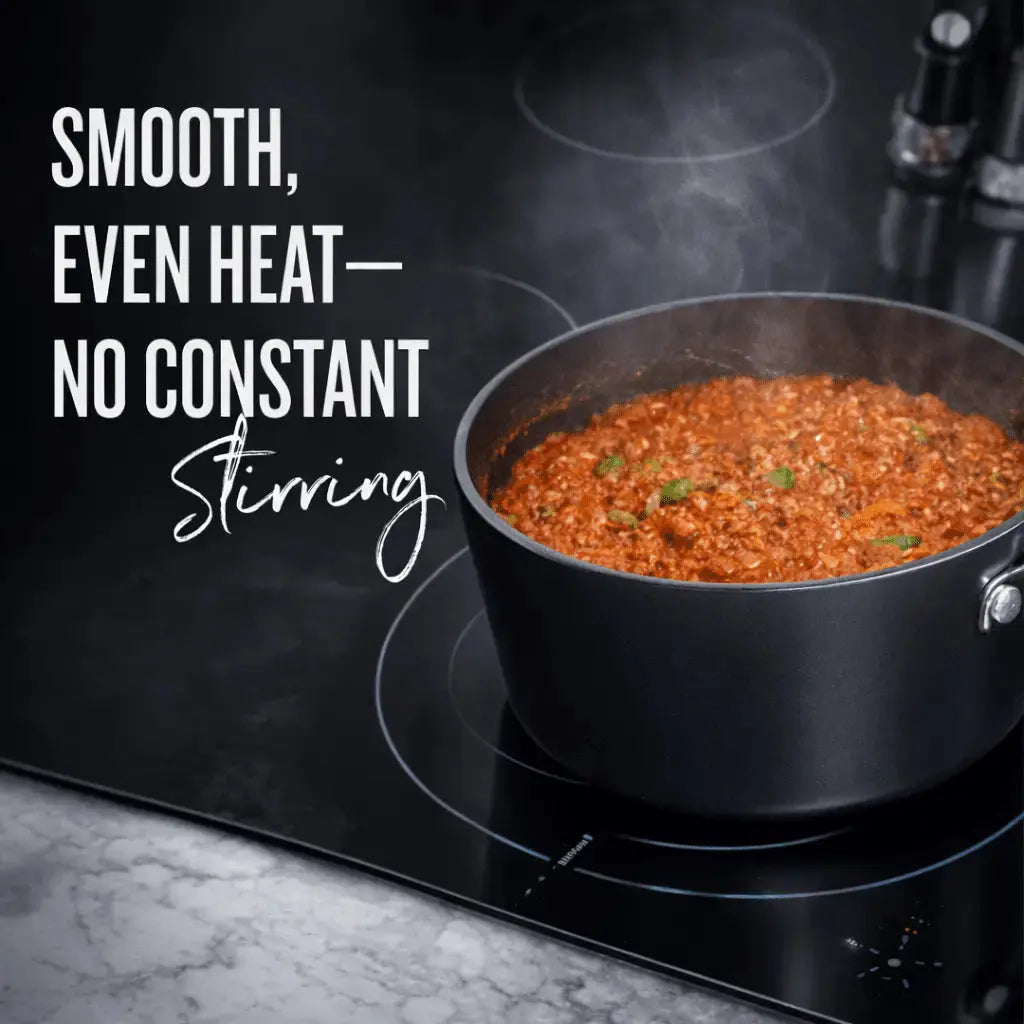 Maestro Saucepan with Lid — 2 QT. - Alva Cookware