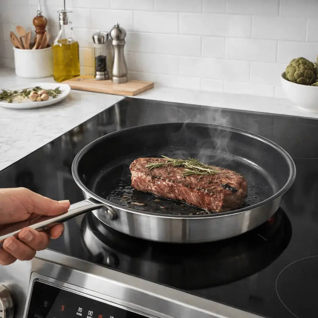 Maestro Frying Pan — 5 - Ply - Alva Cookware