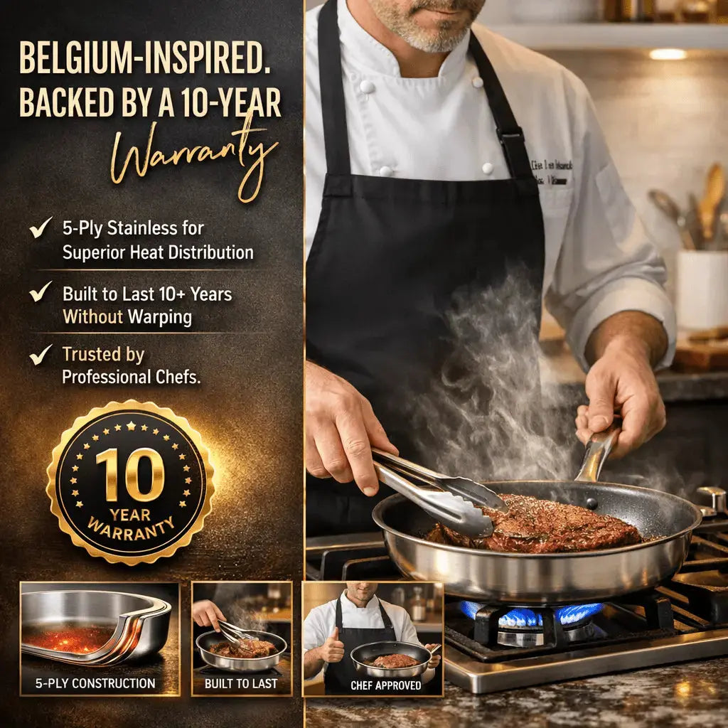 Maestro Frying Pan — 5 - Ply - Alva Cookware