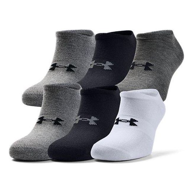Under Armour Men's Essential Lite No Show Socks 6-Pairs - Assorted
