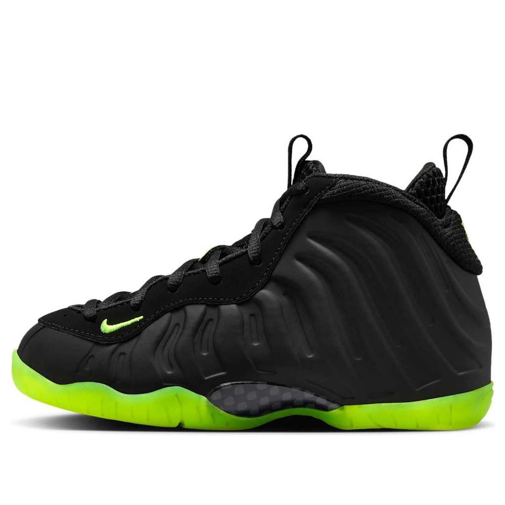 Nike Preschool Little Posite One Ps 'Black Volt' Shoes