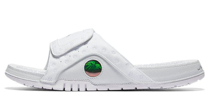 Air Jordan Men's Hydro 13 Retro Slide 'White Metallic Silver' - 684915-100