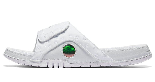 Air Jordan Men's Hydro 13 Retro Slide 'White Metallic Silver' - 684915-100