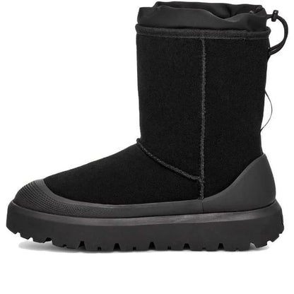 [1143992-bblc] Mens Ugg Classic Short Weather Hybrid 'black' - Black