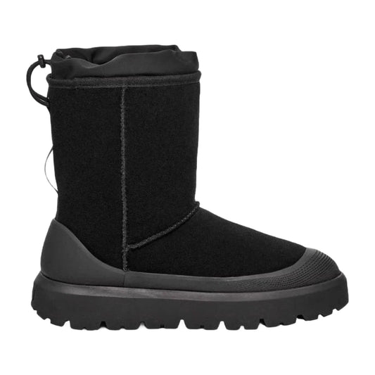 [1143992-bblc] Mens Ugg Classic Short Weather Hybrid 'black' - Black