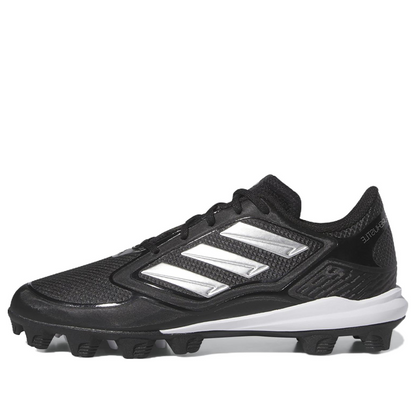 [ig7138] Womens adidas Purehustle 3 Md 'core Black Silver Metallic'
