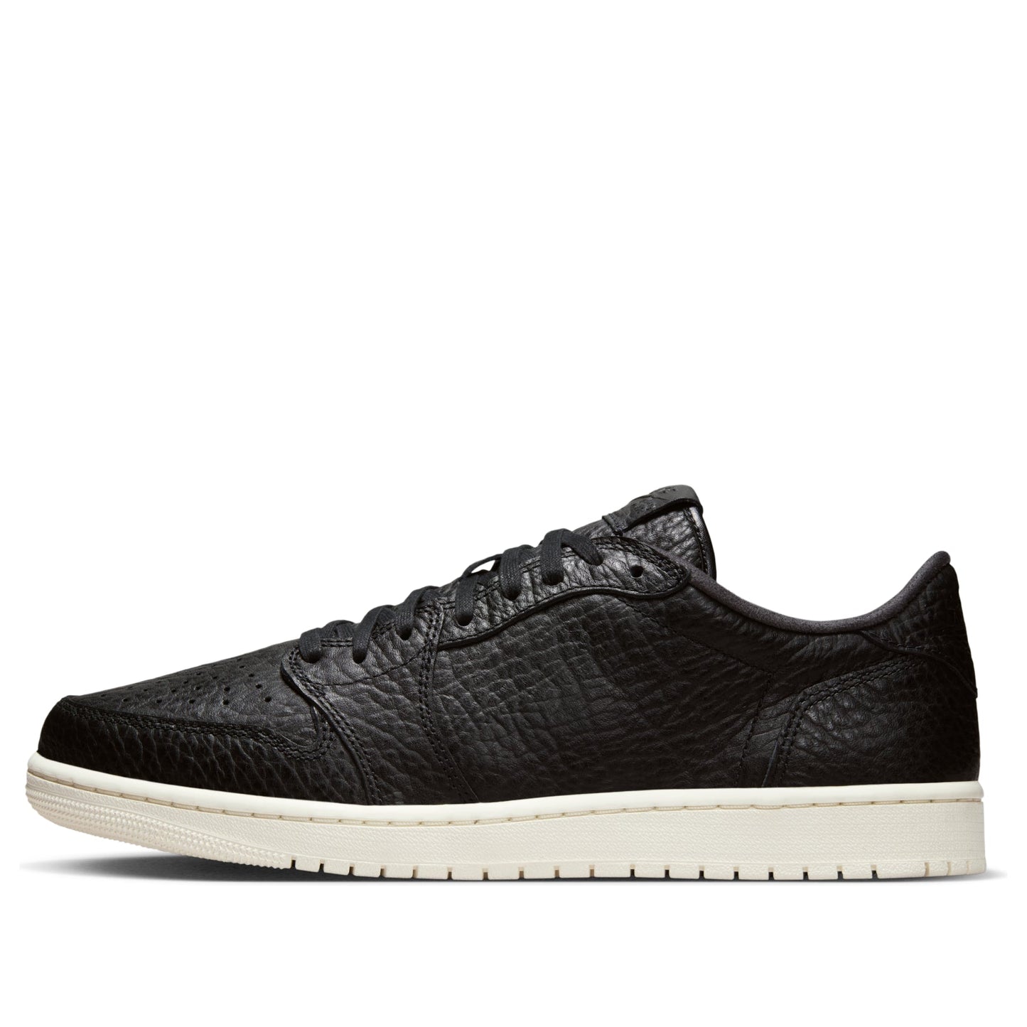 [848775-005] Mens Air Jordan Retro 1 Retro Low Ns 'swooshless Black'