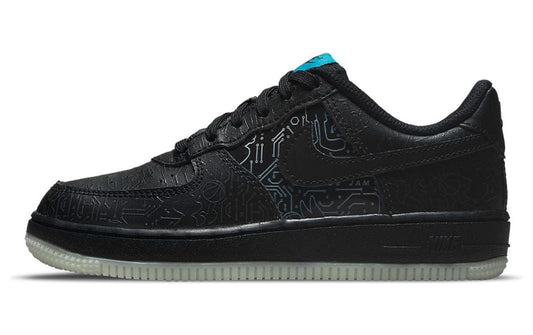 Nike Preschool Air Force 1 Low 'Computer Chip Space Jam' Ps Sneakers