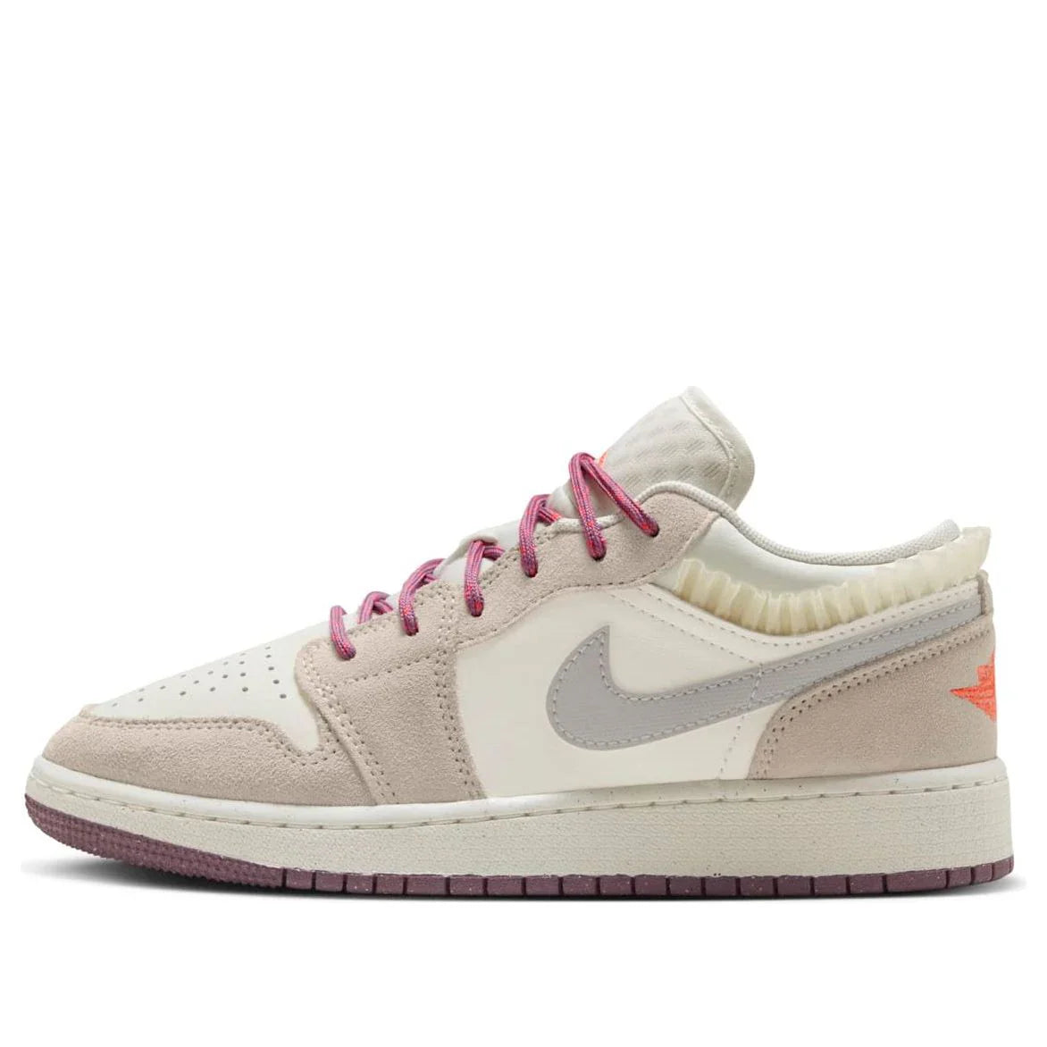 [fq8094-100] Grade School Air Jordan Retro 1 Low Alt Se 'sail Legend Light Brown'