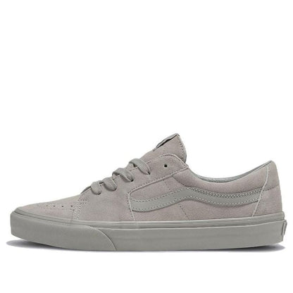 [vn0009qrgry] Mens Vans Sk8-low Mono Suede Grey - Turtle Dove/black Suede/canvas